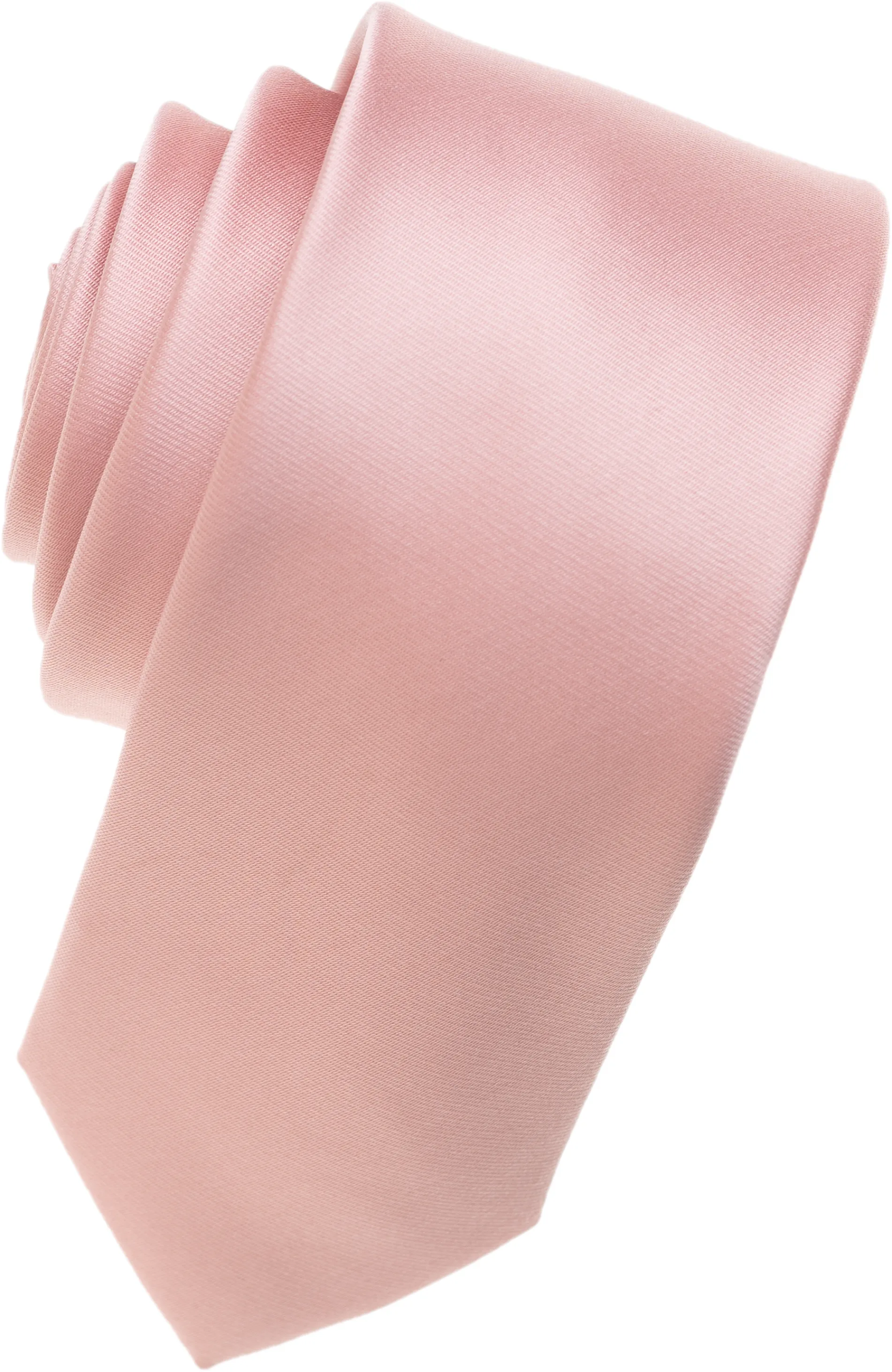 L. Pink Skinny Necktie