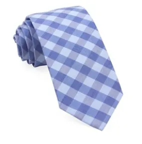 Light Blue Old City Checks Necktie