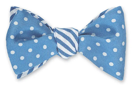 Light Blue Sherman/Windsor Dots Bow Tie - B1694/2545