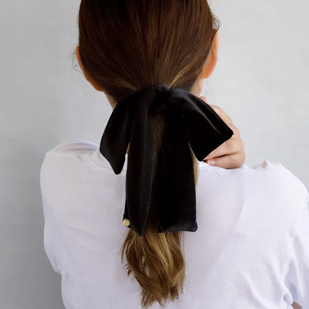 Long Velvet Scarf Hair Tie