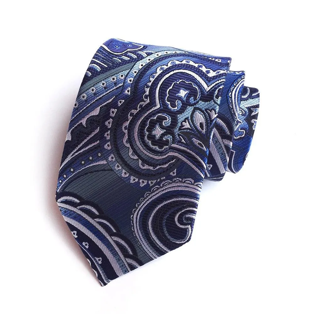 Luxury Paisley Woven Silk Ties - 8 Designs