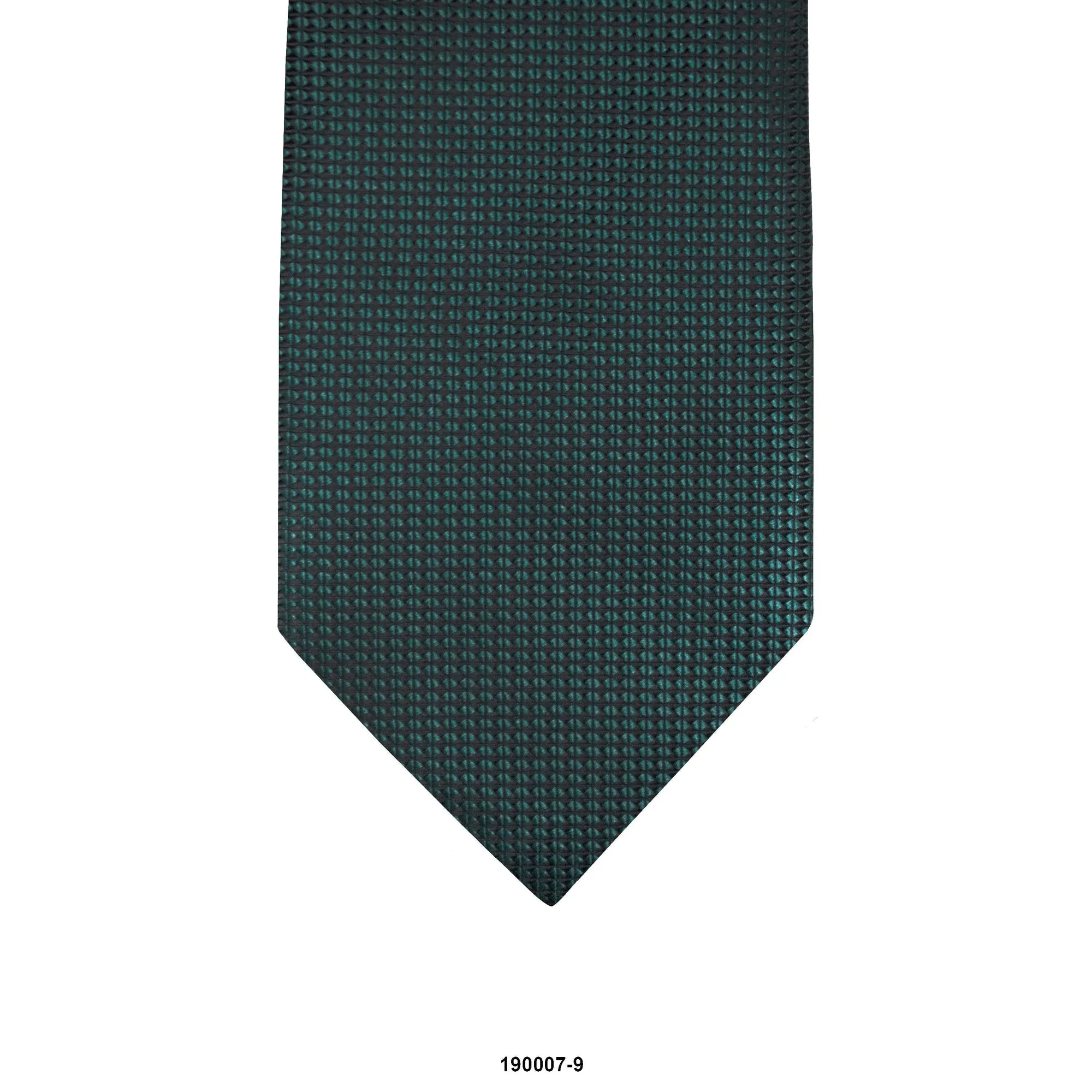 MarZthomson 8cm Dark Green Micro Geometric Detail Tie