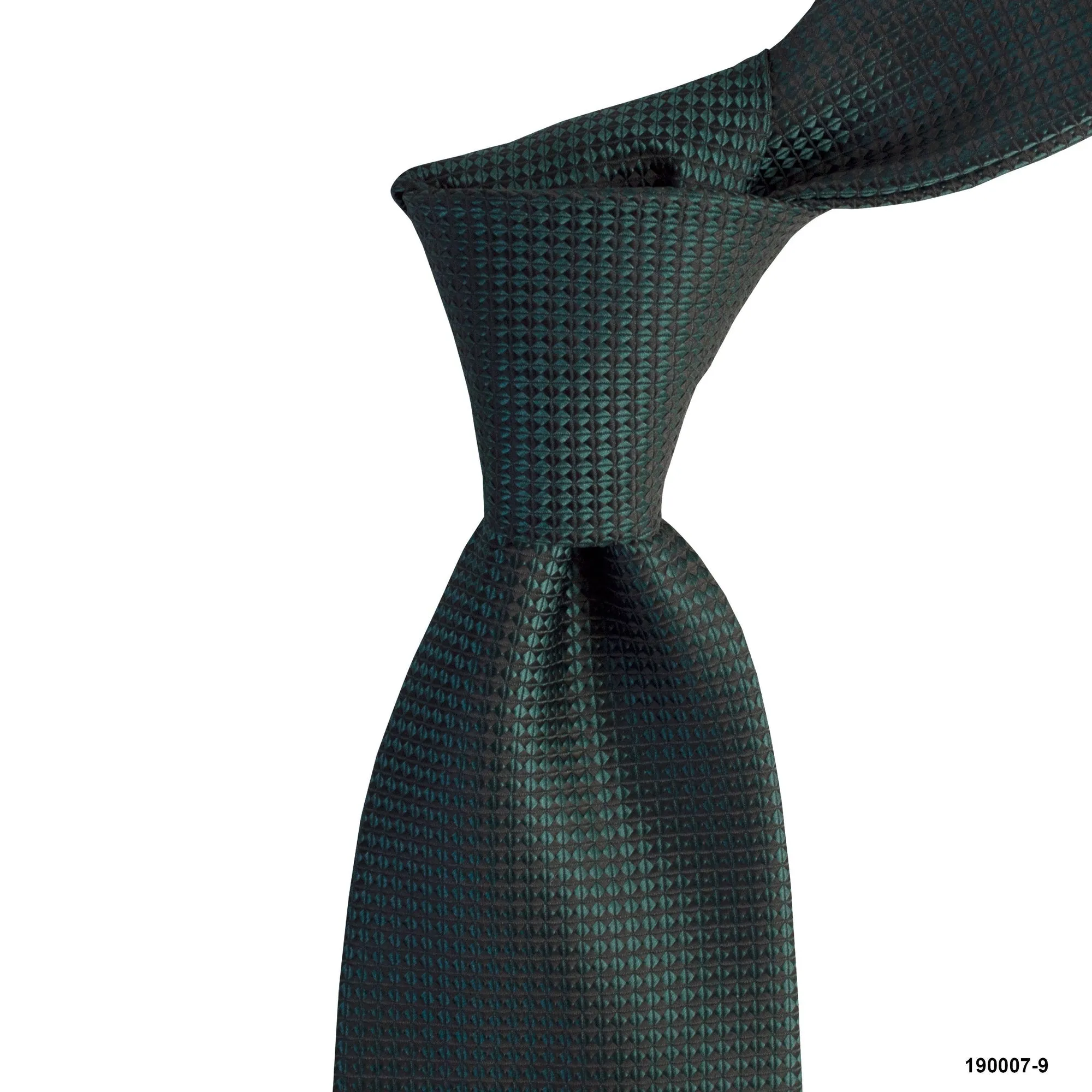 MarZthomson 8cm Dark Green Micro Geometric Detail Tie