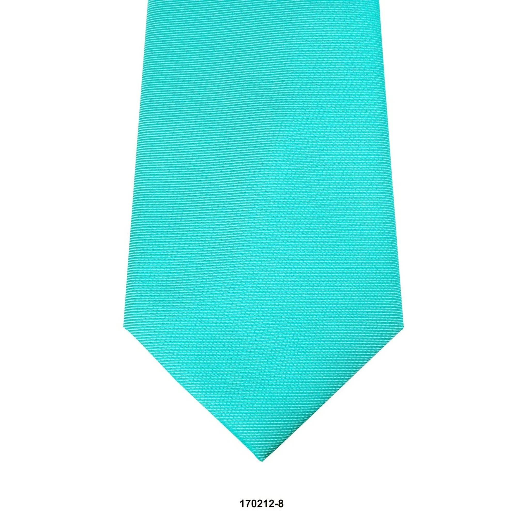 Marzthomson 8cm Tiffany Blue Ribbed Tie