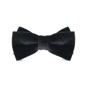 Men's Luxurious Double Layers Velvet Bow Tie