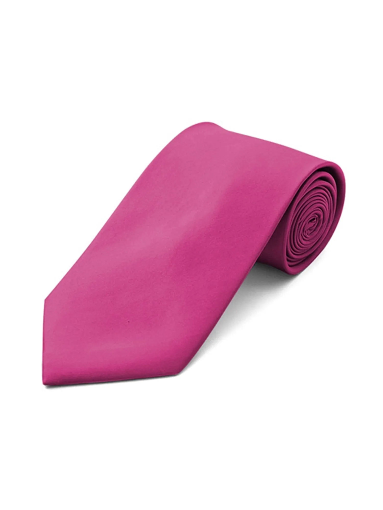 Men's Solid Color 2.75 Inch Wide And 57 Inch Long Slim Neckties