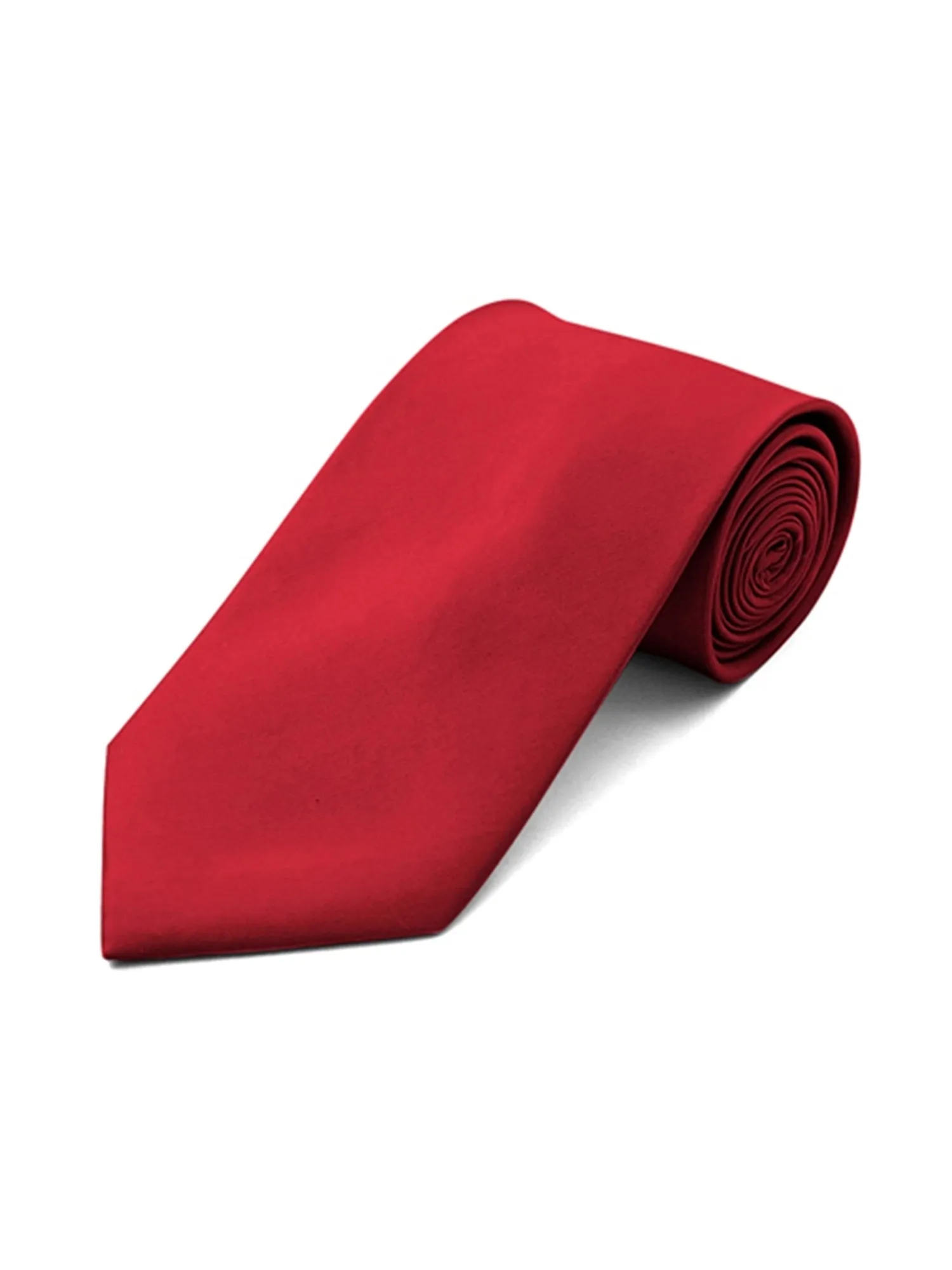 Men's Solid Color 2.75 Inch Wide And 57 Inch Long Slim Neckties