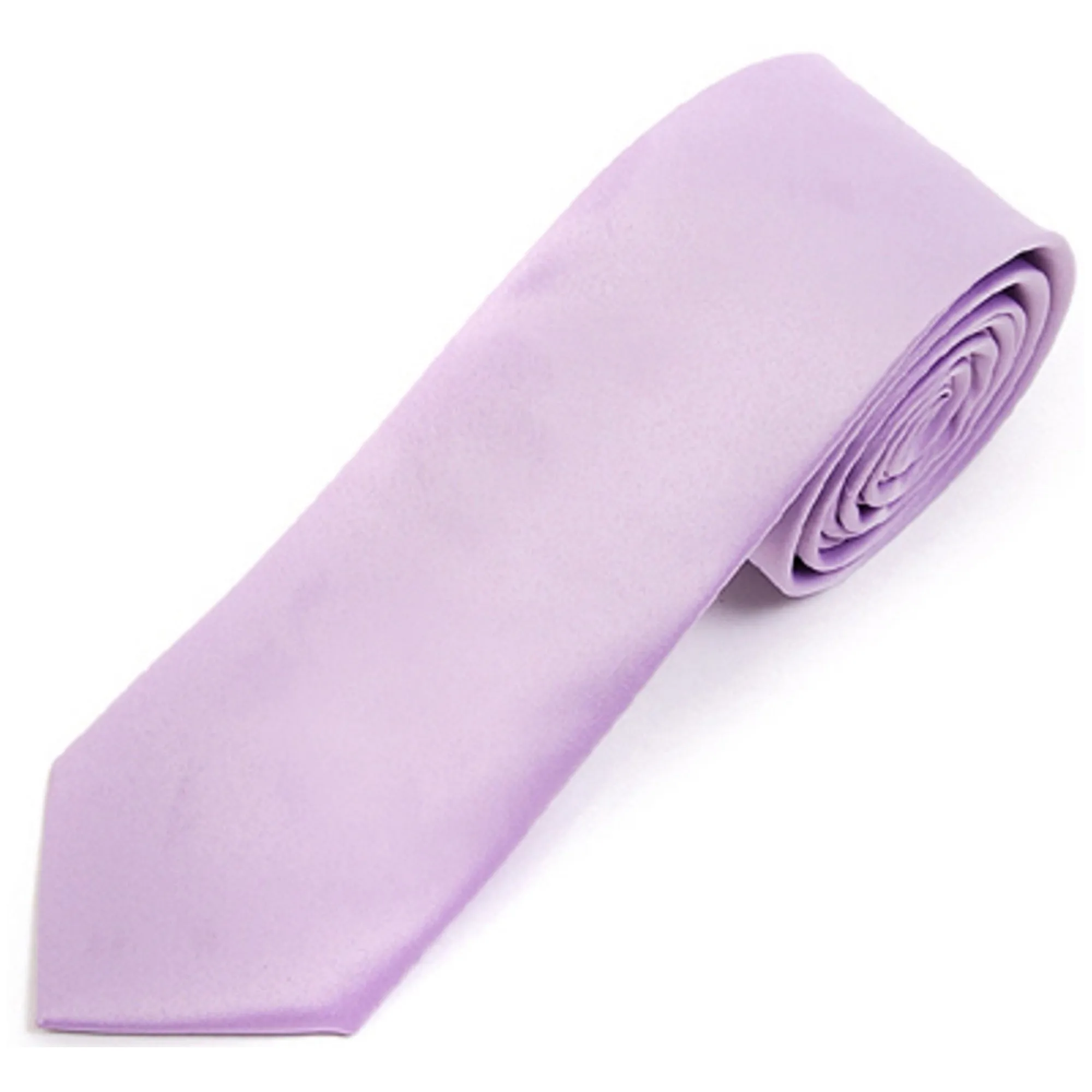 Men's Solid Color 2.75 Inch Wide And 57 Inch Long Slim Neckties