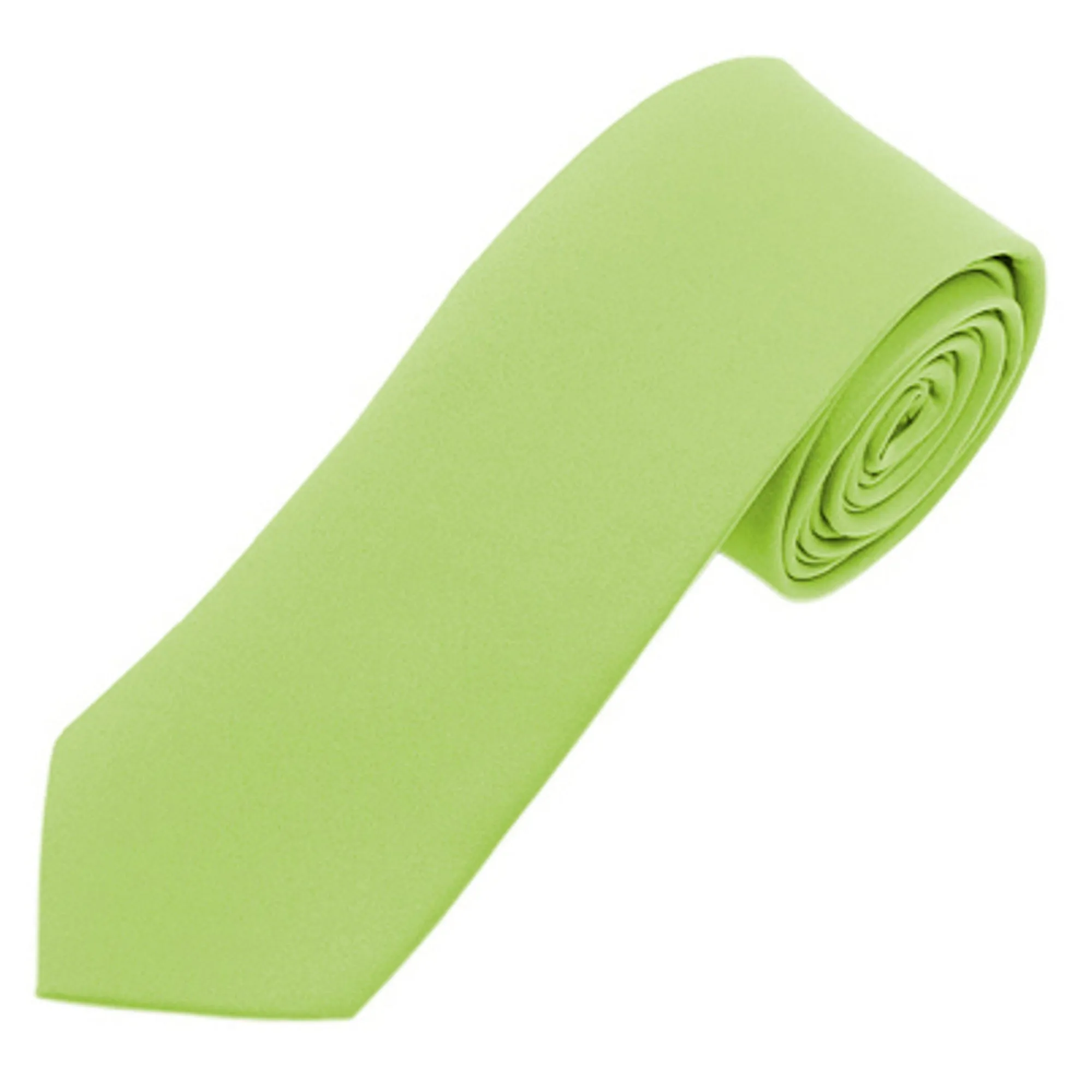 Men's Solid Color 2.75 Inch Wide And 57 Inch Long Slim Neckties