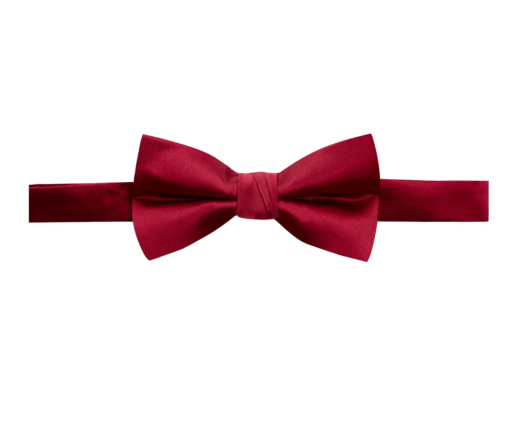 Men's Solid Color Satin Microfiber Bow Tie