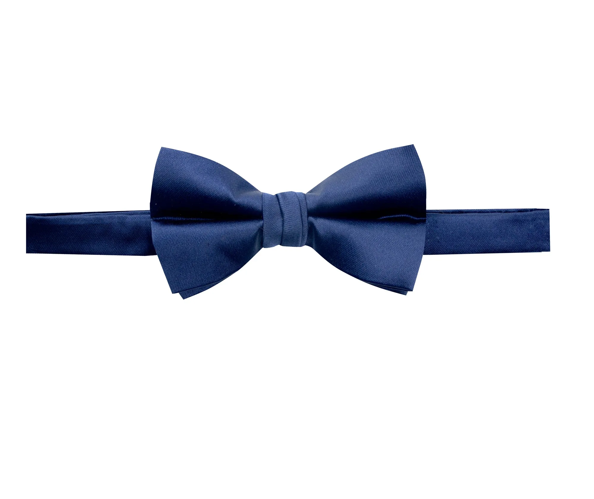 Men's Solid Color Satin Microfiber Bow Tie