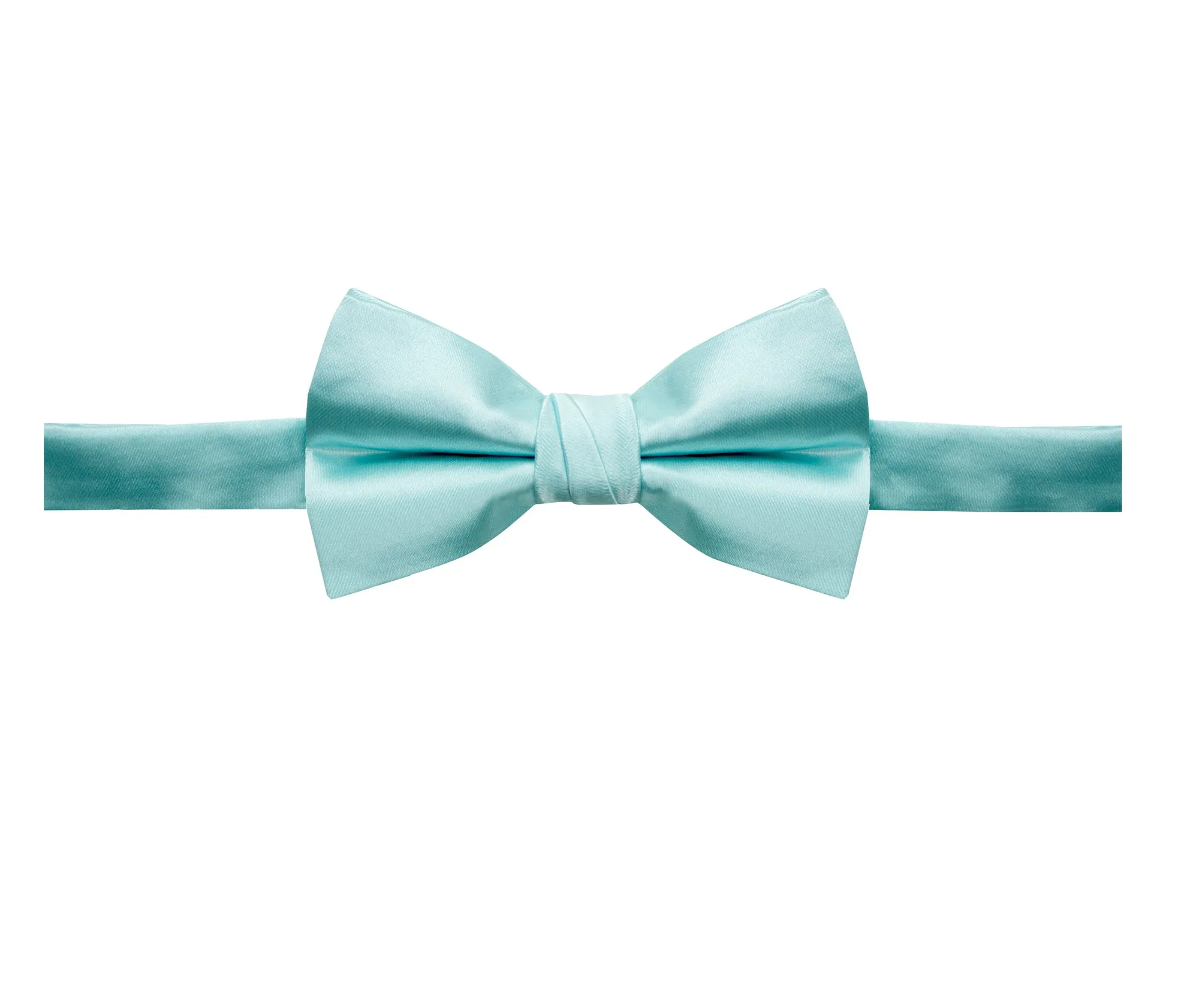 Men's Solid Color Satin Microfiber Bow Tie