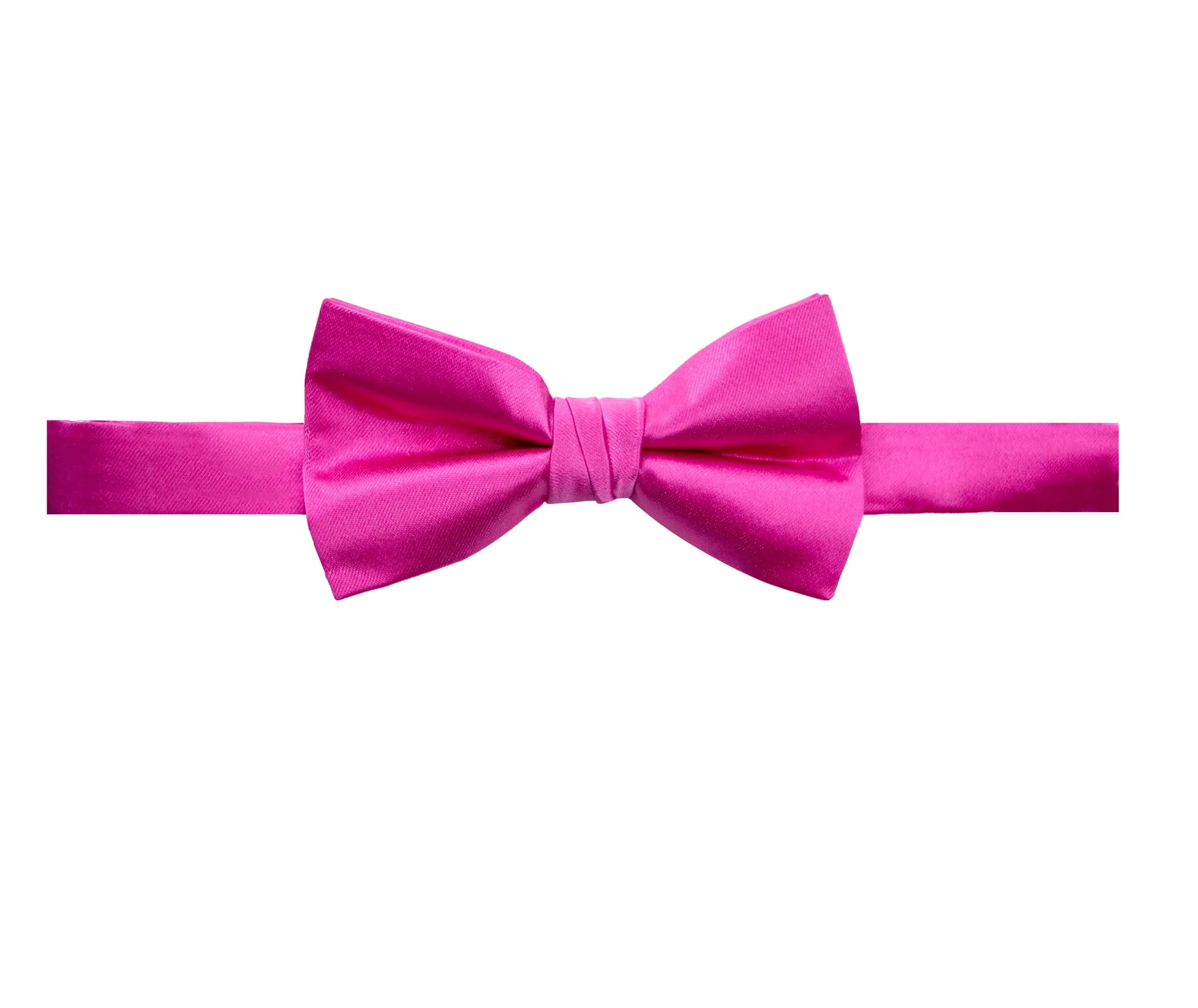 Men's Solid Color Satin Microfiber Bow Tie