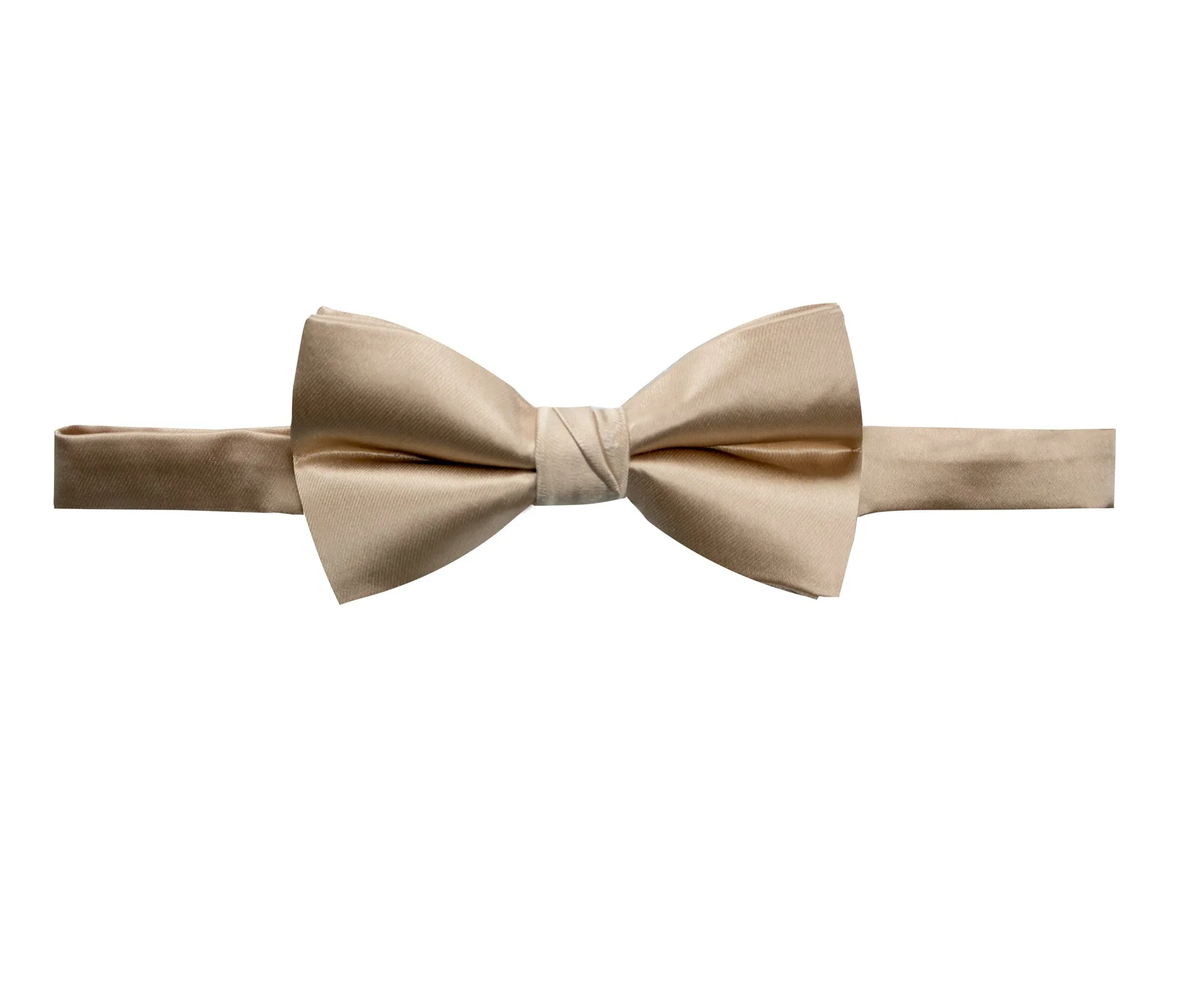 Men's Solid Color Satin Microfiber Bow Tie