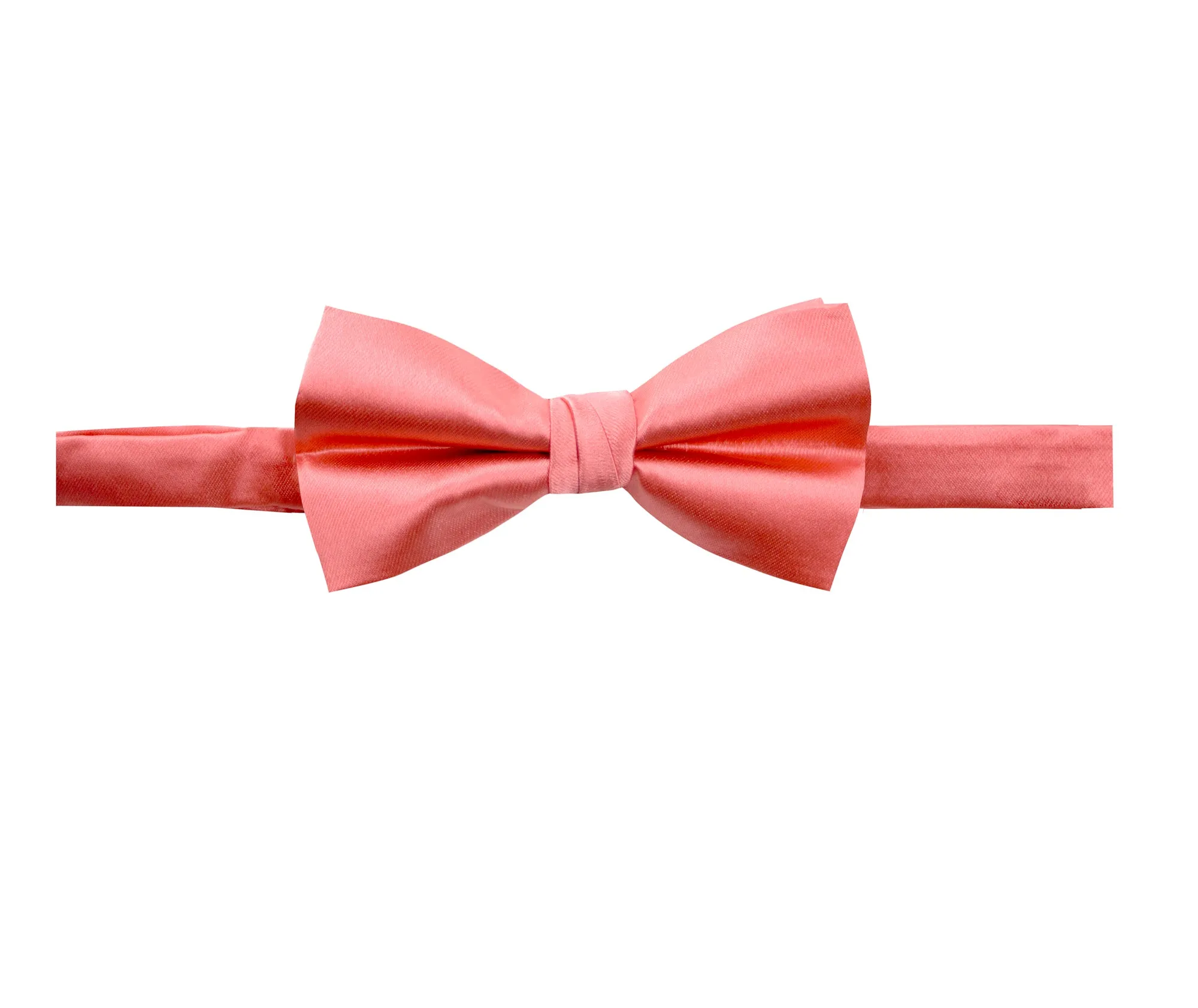 Men's Solid Color Satin Microfiber Bow Tie