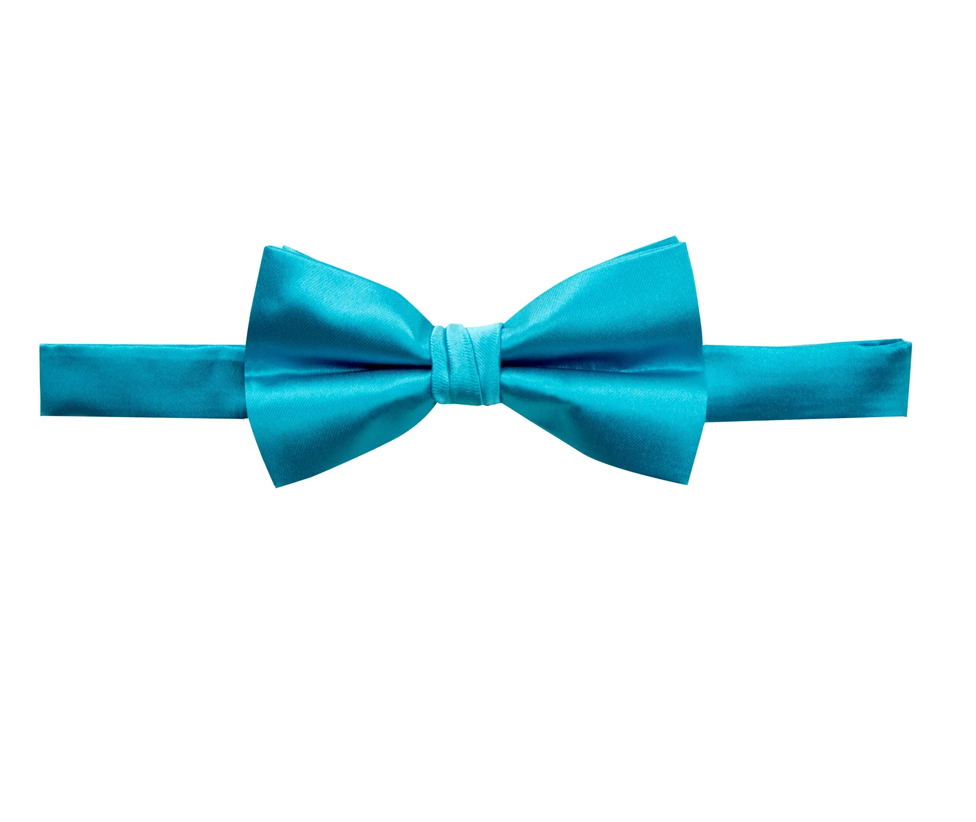 Men's Solid Color Satin Microfiber Bow Tie