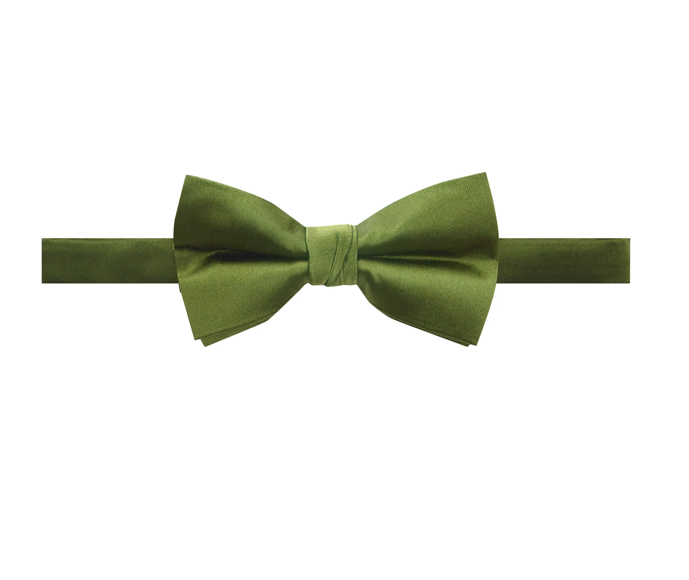 Men's Solid Color Satin Microfiber Bow Tie