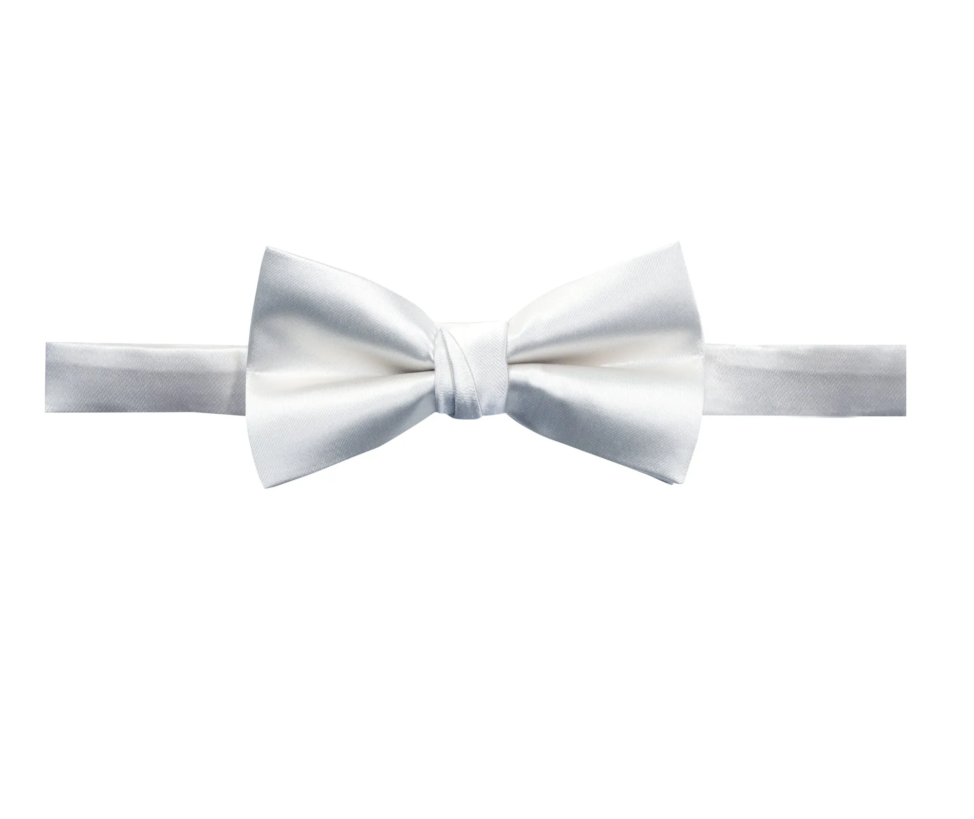 Men's Solid Color Satin Microfiber Bow Tie