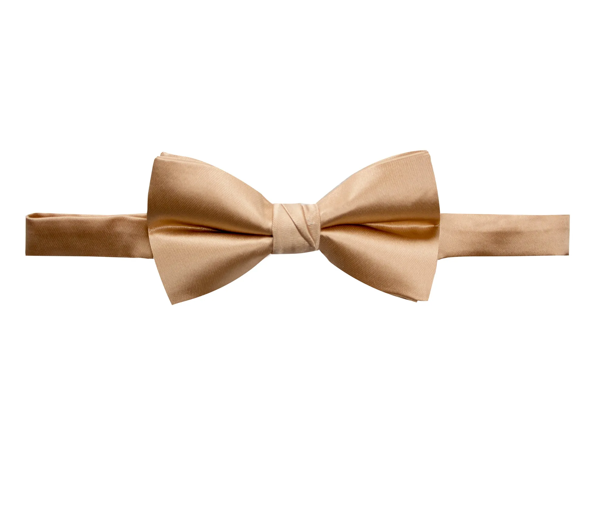 Men's Solid Color Satin Microfiber Bow Tie