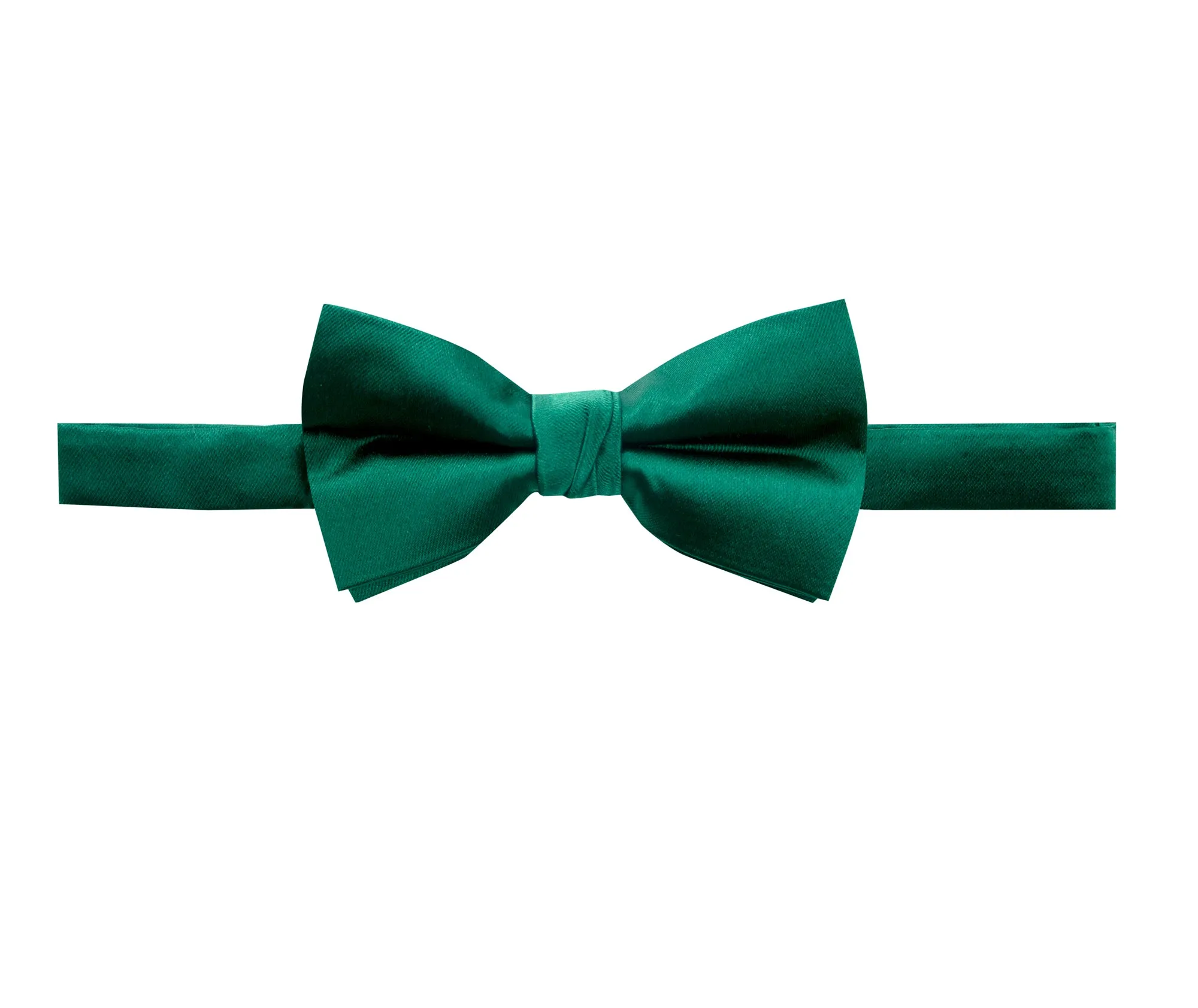 Men's Solid Color Satin Microfiber Bow Tie