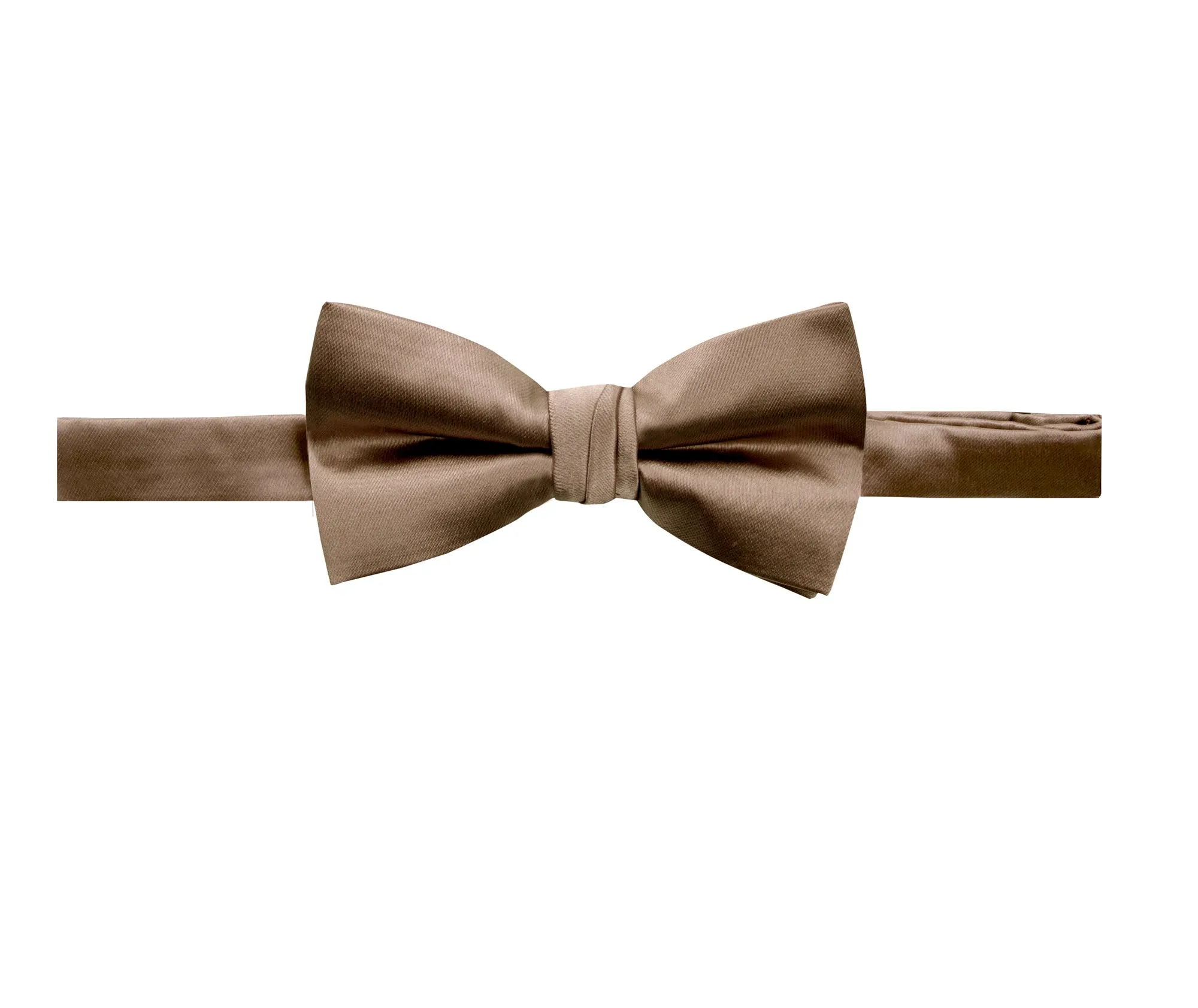 Men's Solid Color Satin Microfiber Bow Tie