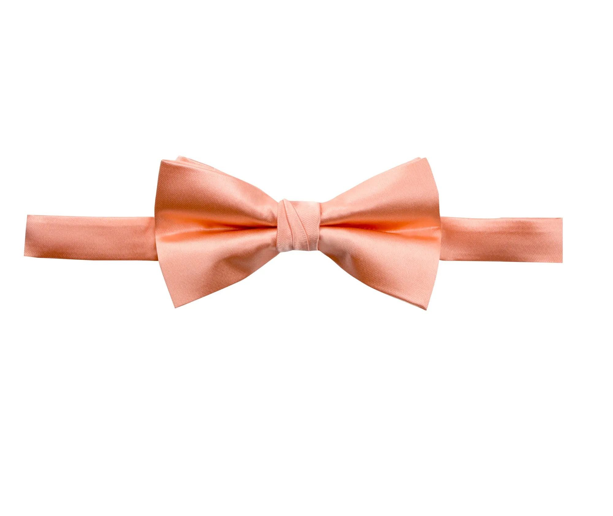 Men's Solid Color Satin Microfiber Bow Tie