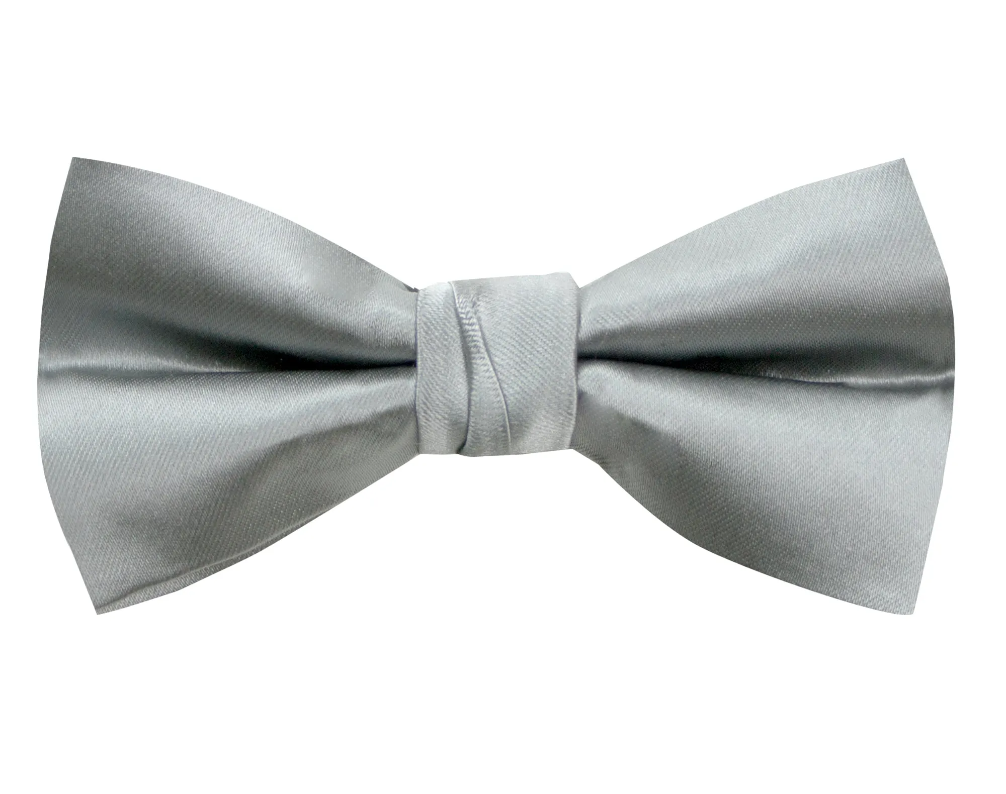 Men's Solid Color Satin Microfiber Bow Tie