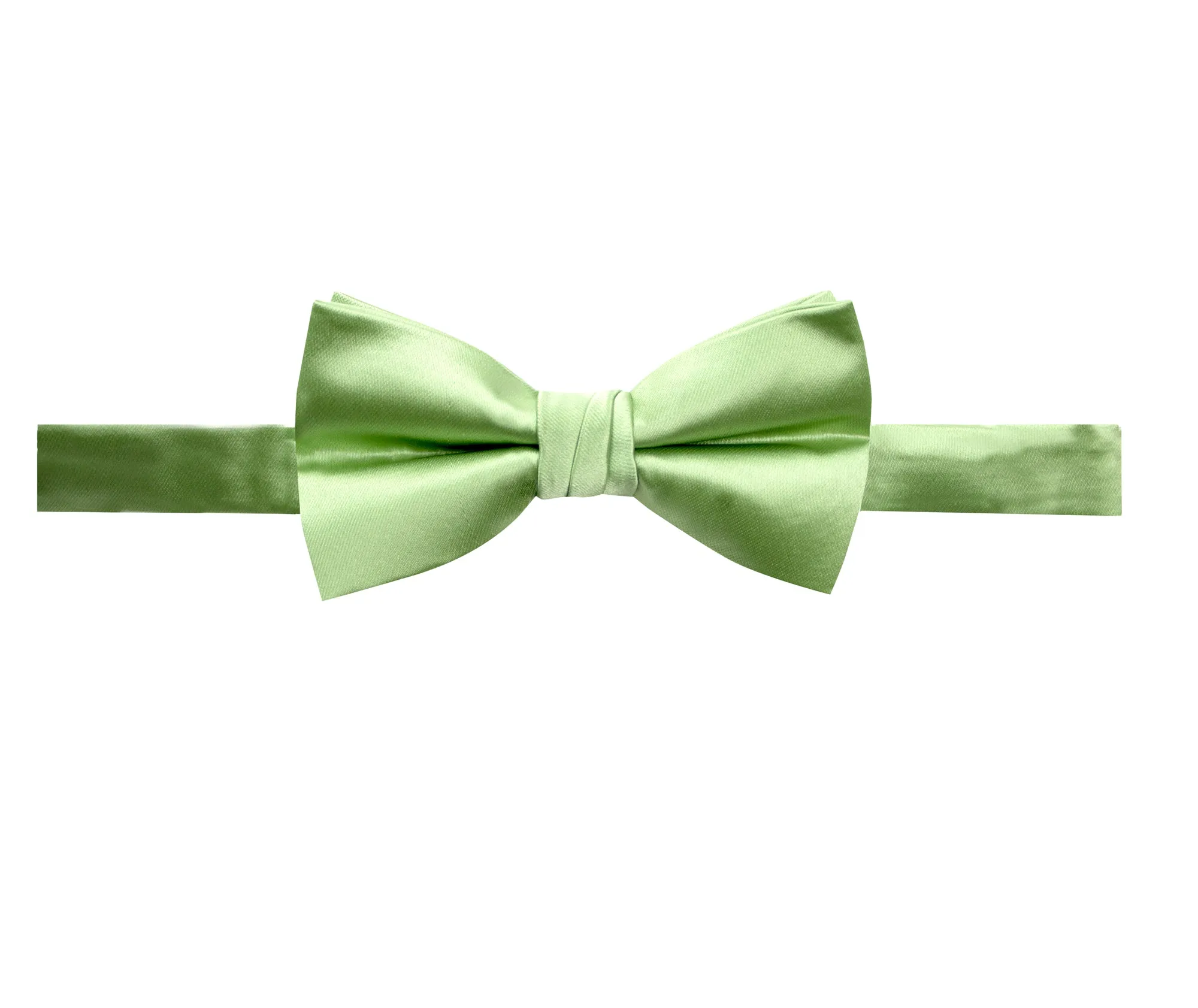 Men's Solid Color Satin Microfiber Bow Tie