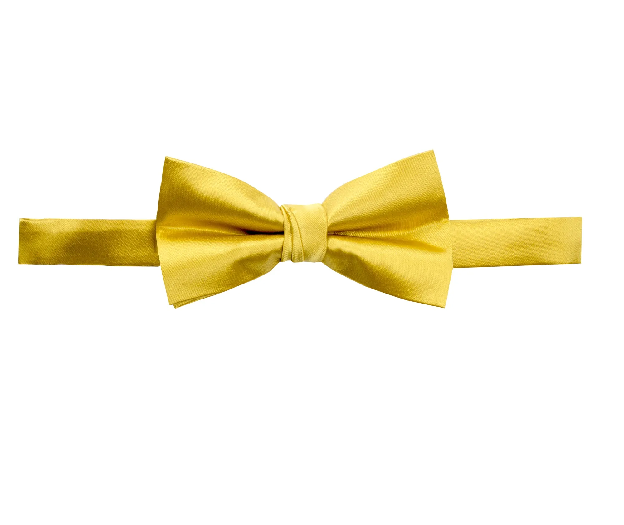 Men's Solid Color Satin Microfiber Bow Tie