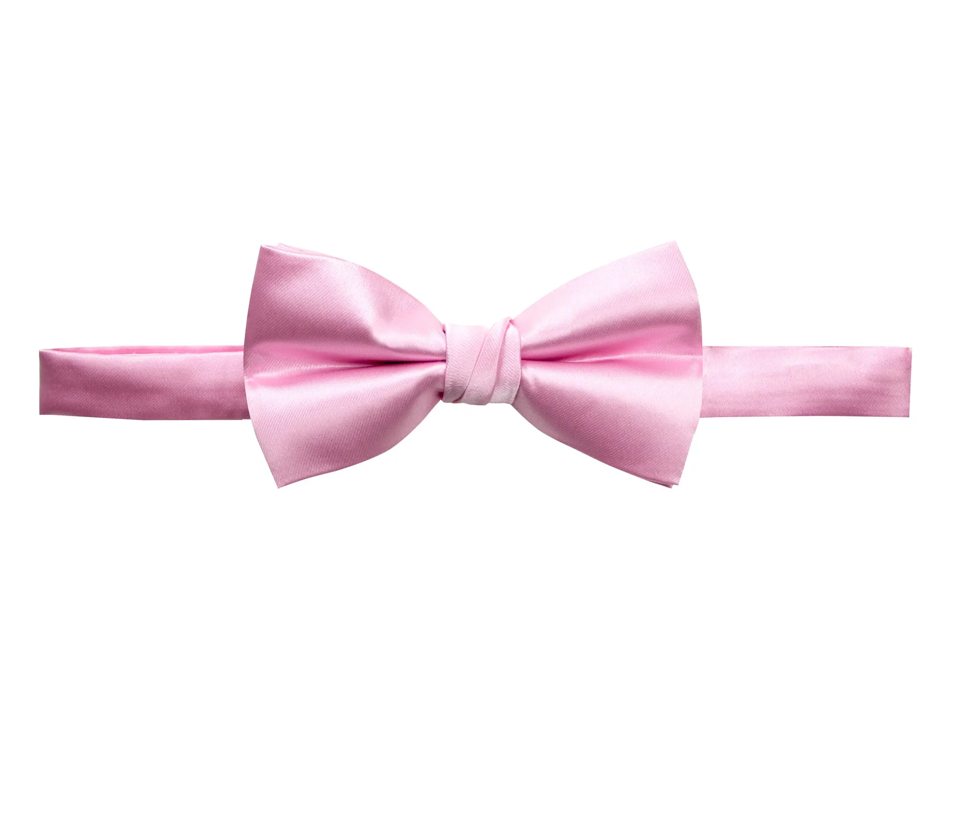 Men's Solid Color Satin Microfiber Bow Tie