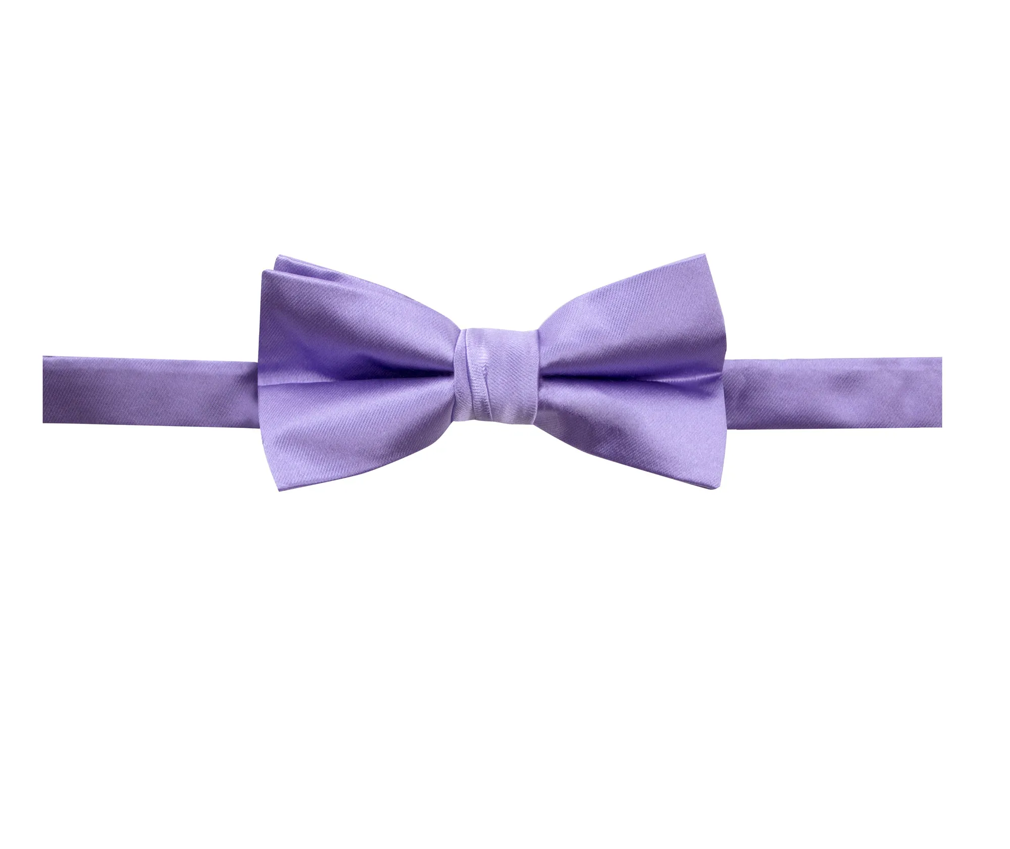 Men's Solid Color Satin Microfiber Bow Tie