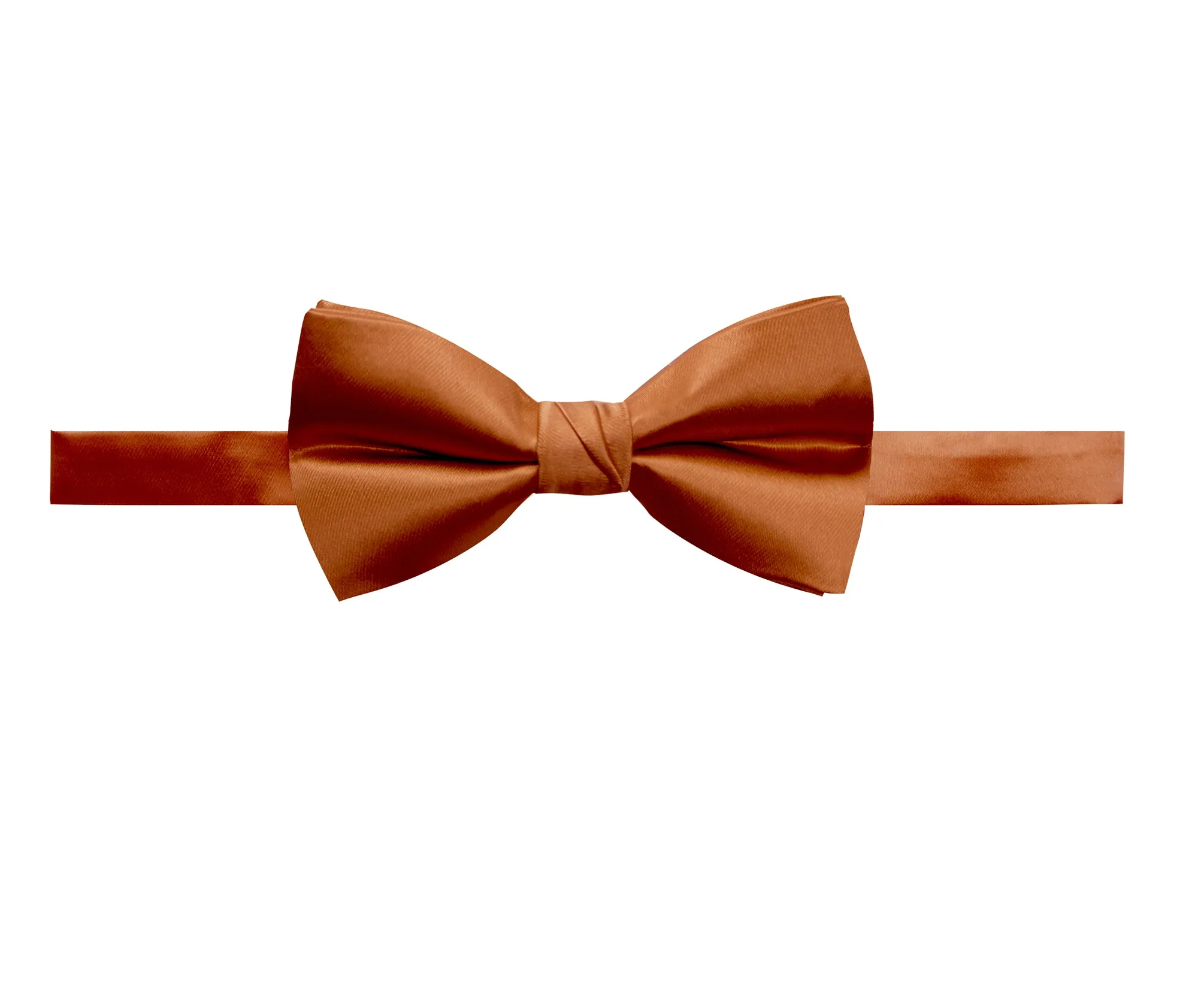 Men's Solid Color Satin Microfiber Bow Tie