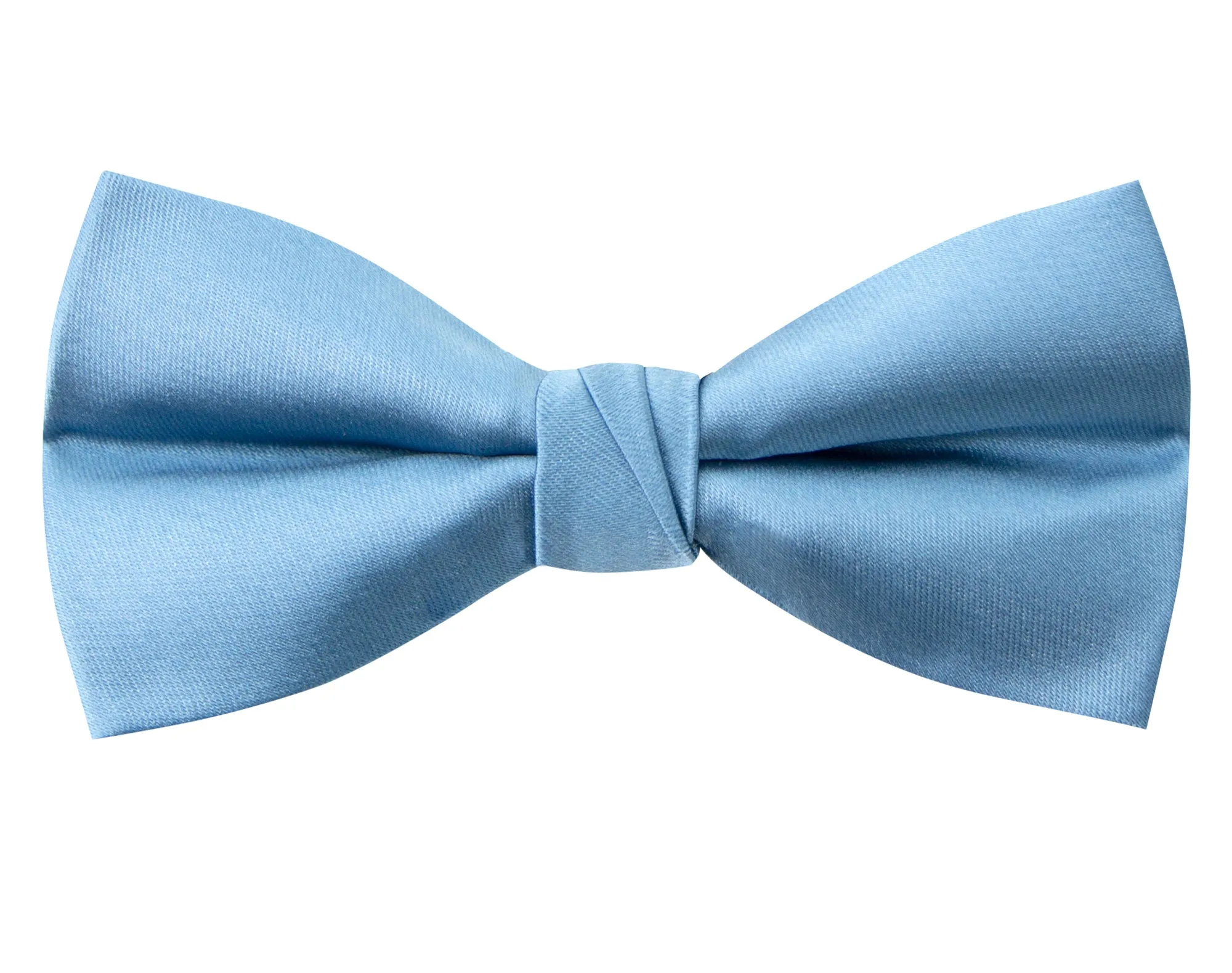 Men's Solid Color Satin Microfiber Bow Tie