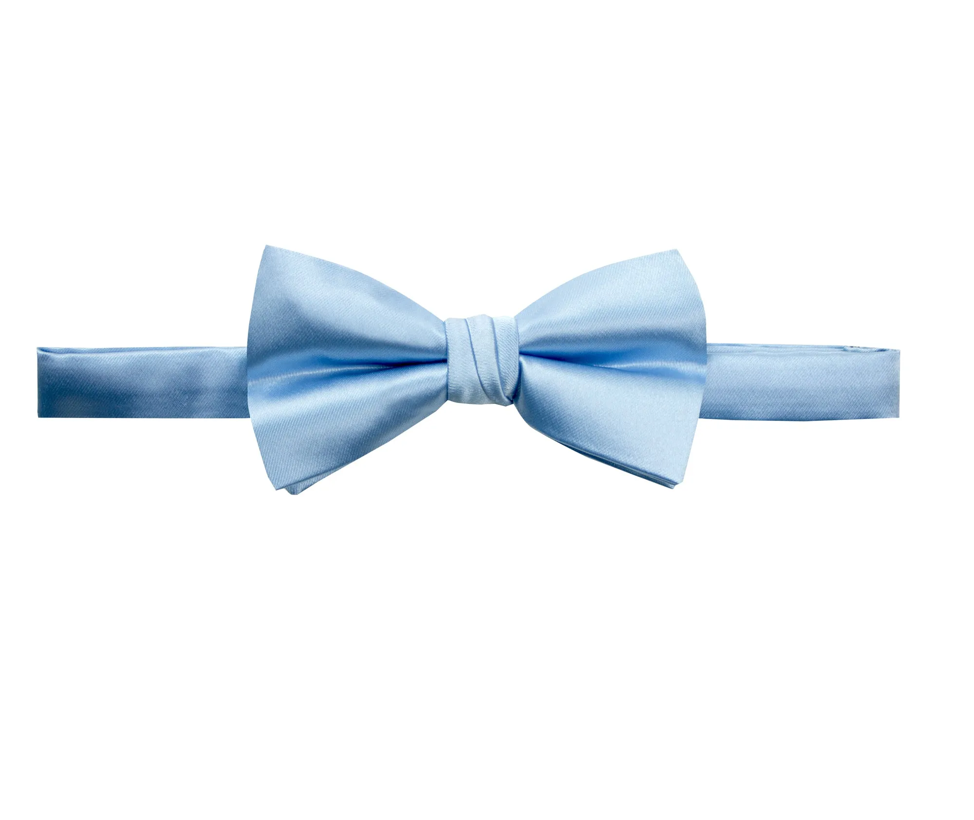 Men's Solid Color Satin Microfiber Bow Tie