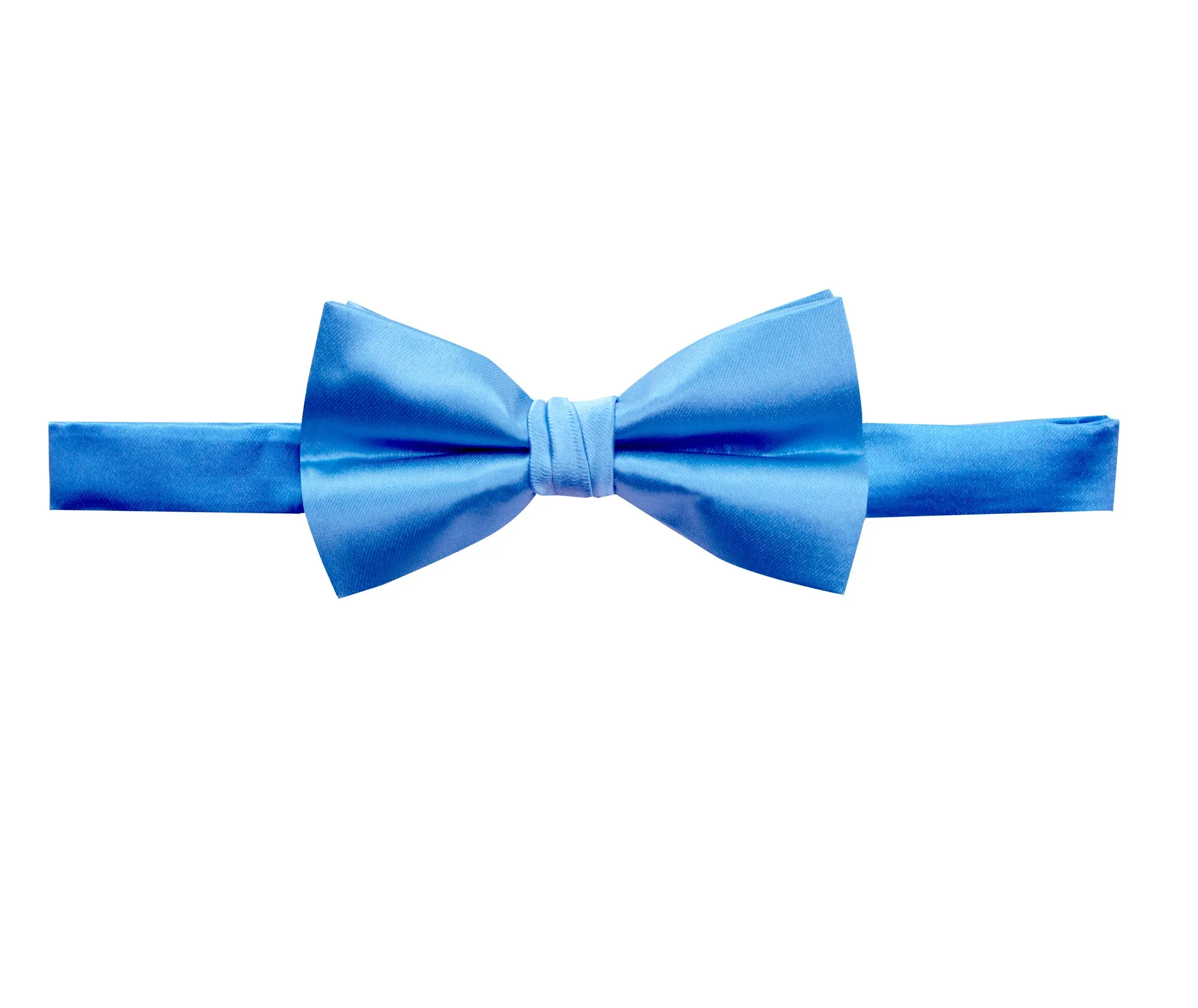 Men's Solid Color Satin Microfiber Bow Tie