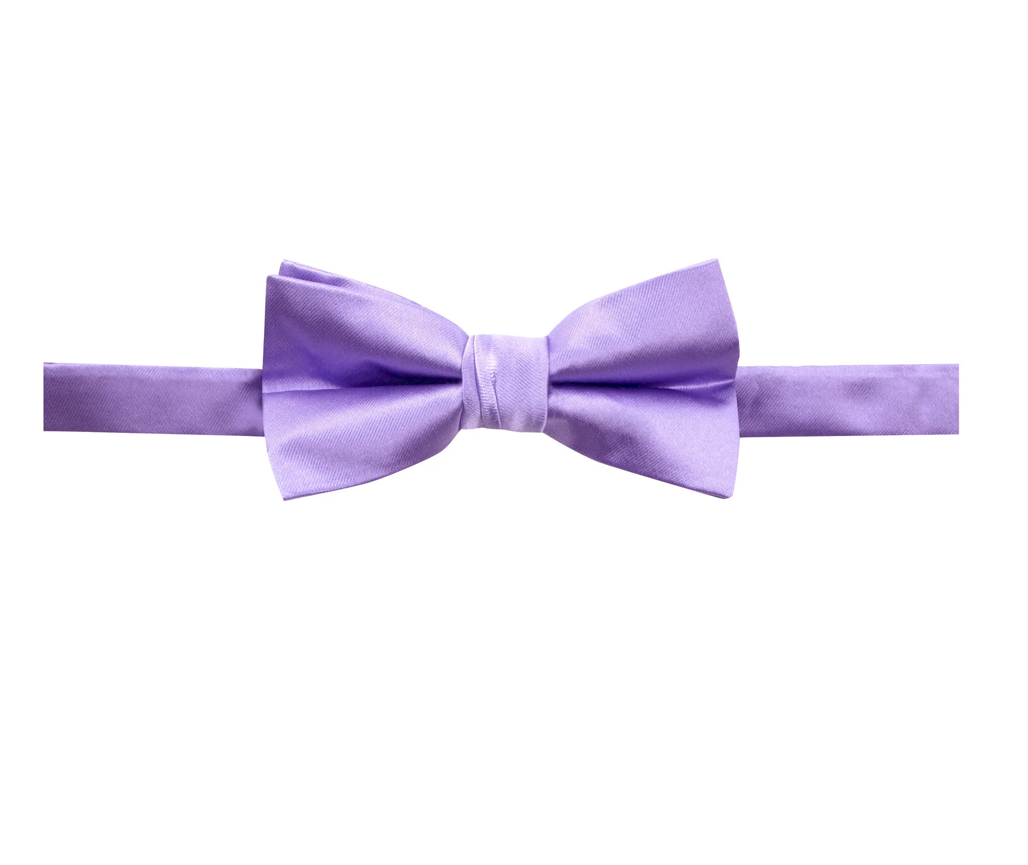 Men's Solid Color Satin Microfiber Bow Tie