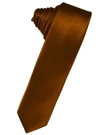 Moss Luxury Satin Skinny Necktie