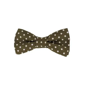 Moss Spot Boys Bow Ties