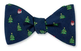 Navy Yuletide Bow Tie - B5622