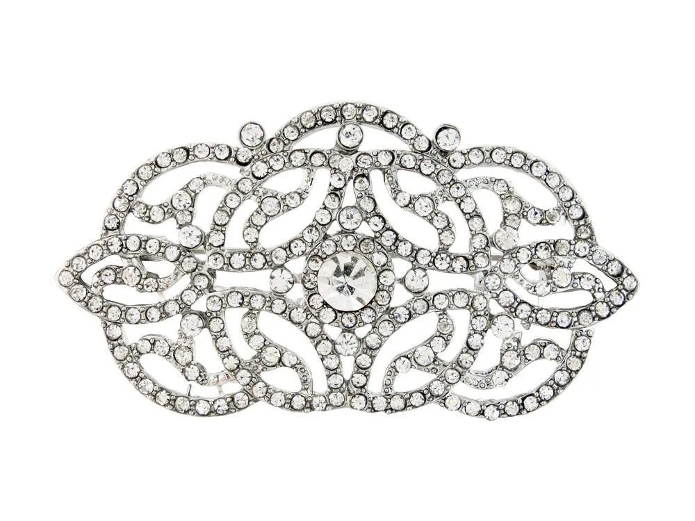 Nina Crystal Brooch