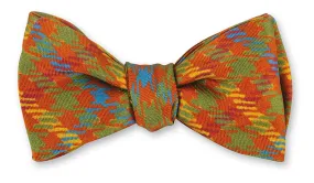 Orange Gun Club Check Bow Tie - B5570