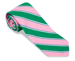 Pink Hubbard Stripes Necktie - F5461