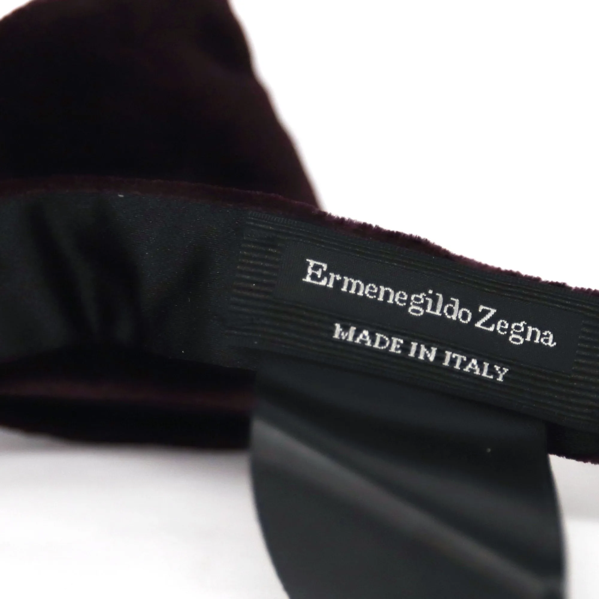 Pre-tied Velvet Bow Tie ERMENEGILDO ZEGNA