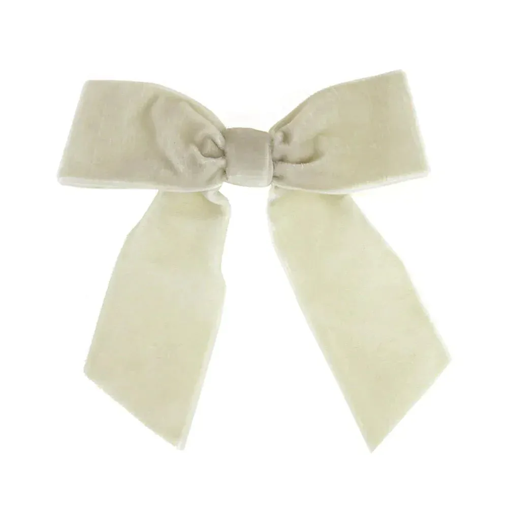 Pre-tied Velvet Bows, 4-1/2-Inch, 12-Piece