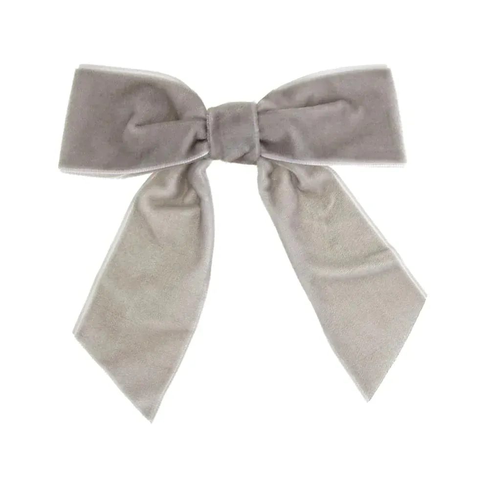 Pre-tied Velvet Bows, 4-1/2-Inch, 12-Piece