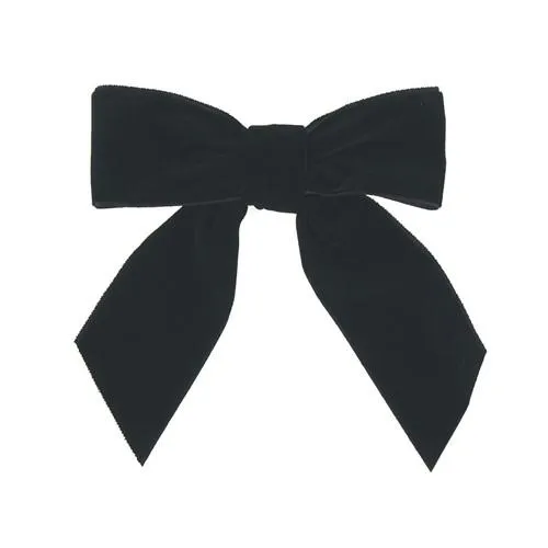 Pre-tied Velvet Bows, 4-1/2-Inch, 12-Piece