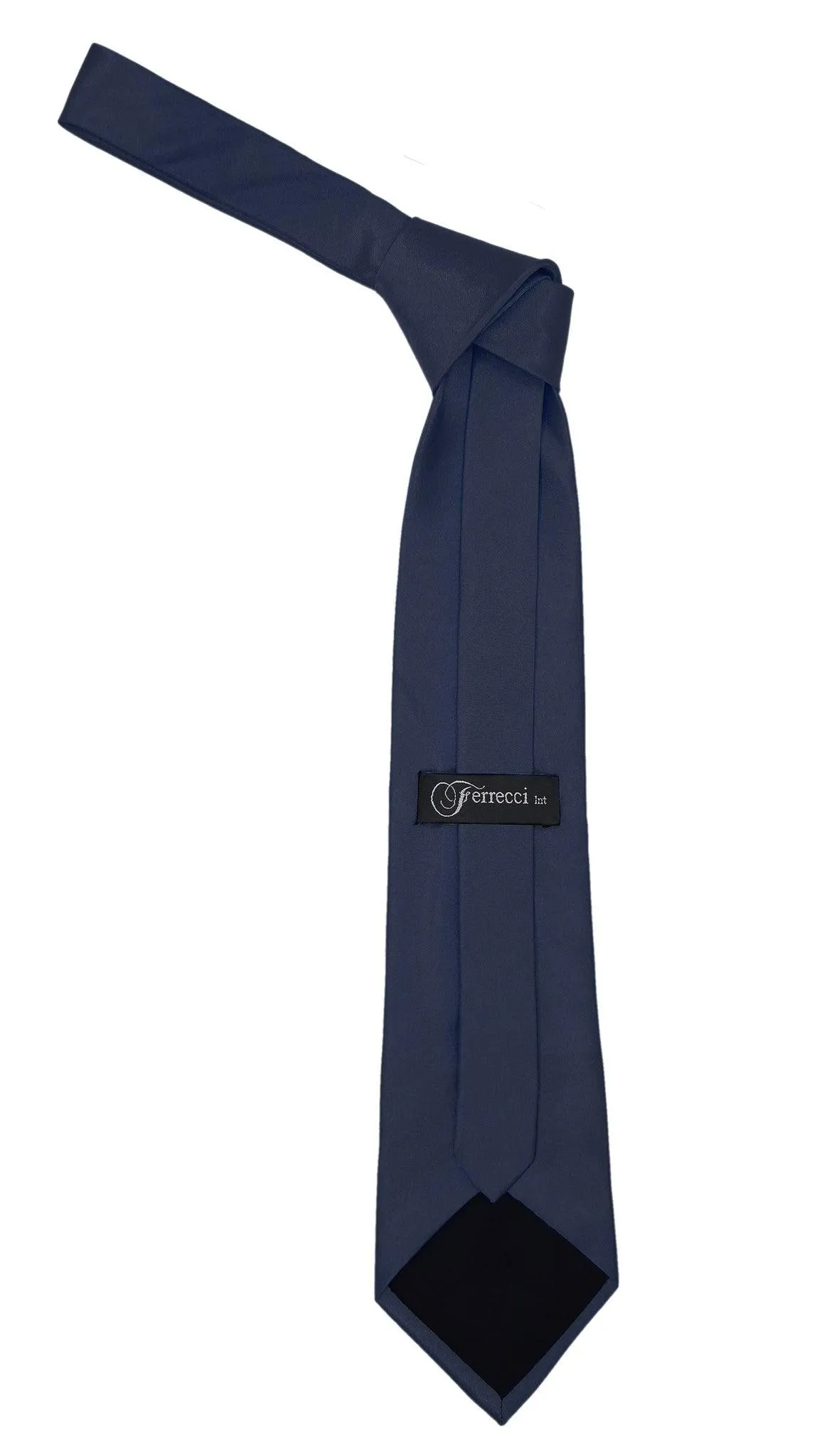 Premium Microfiber Navy Blue Necktie