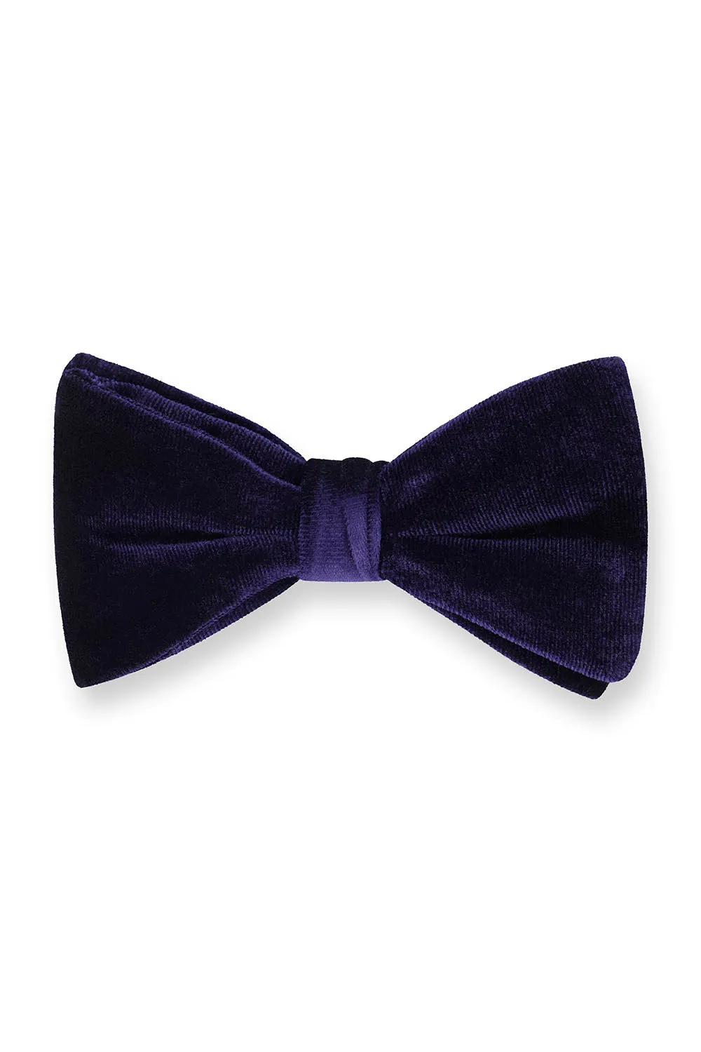 "Gala" Navy Velvet Bow Tie