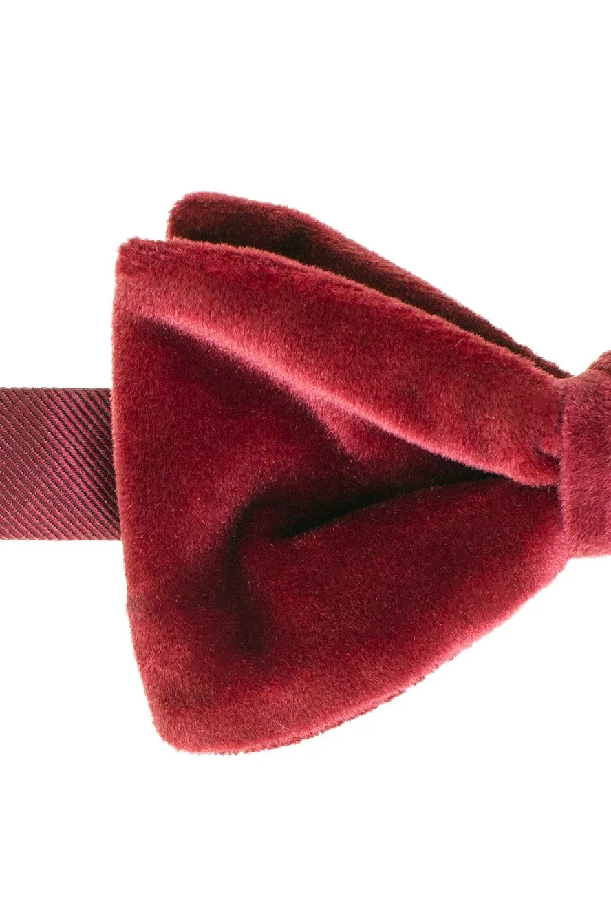 "Luxor" Apple Velvet Bow Tie