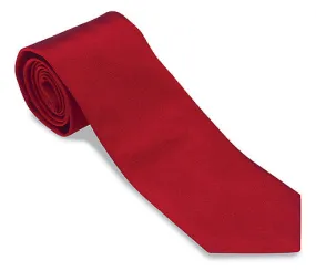 Red Derwin Repp Necktie - F2653